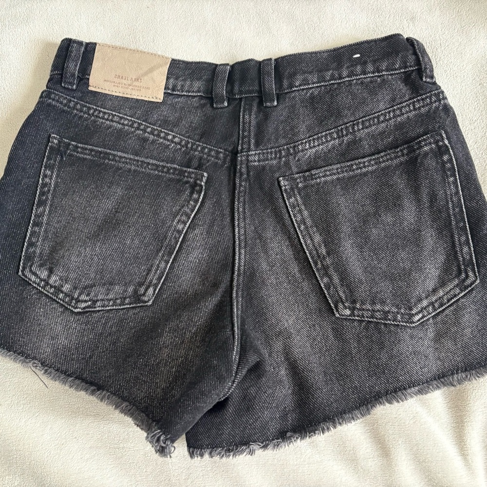Zara Dark Gray Denim Shorts